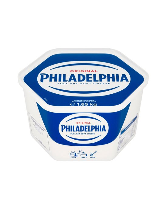 PHILADELPHIA FULL FAT CREAM CHEESE 1.65KG